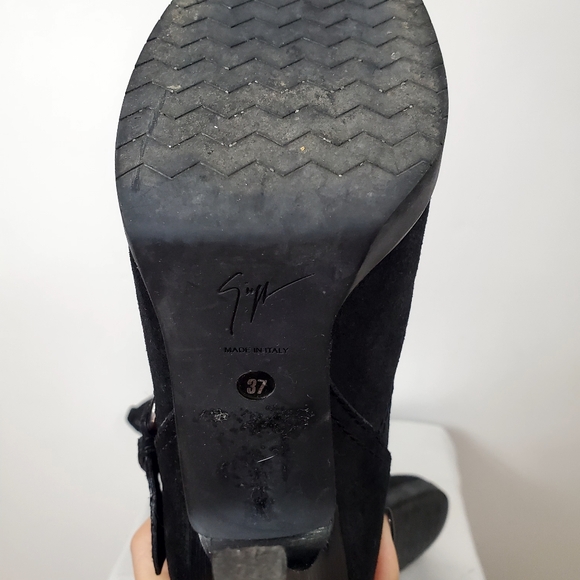 Authantic Giuseppe Zanotti Leather Mid-Calf Boots - Picture 9 of 13